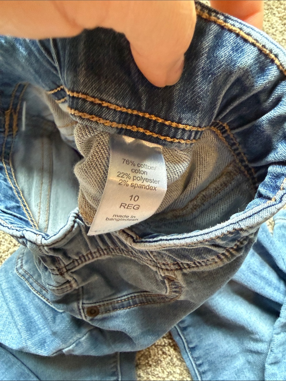 Girls jeggings - 3 pairs like new- sz 10 - Picture 6 of 11